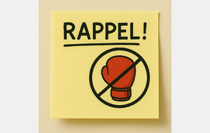 RAPPEL – Pas d’entraînement lundi 5/01 et mercredi 14/01.