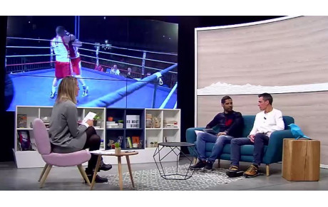 Hervé Mezza sur la 8 Mont Blanc