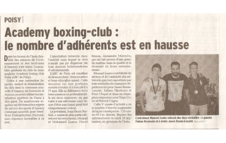 Le club dans la presse locale